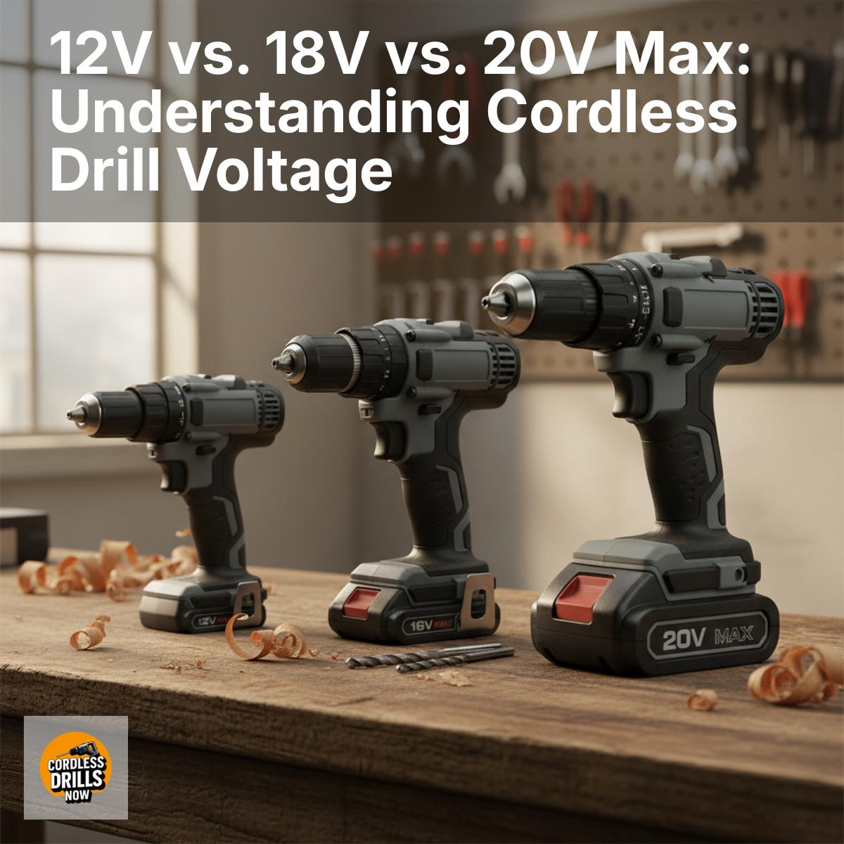 12V vs. 18V vs. 20V Max: The Truth About Cordless Drill Power (and Which You Actually Need)