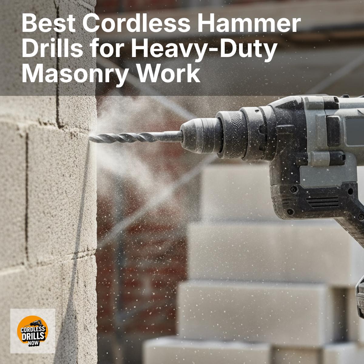 10 Best Cordless Hammer Drills for Heavy-Duty Masonry in 2026