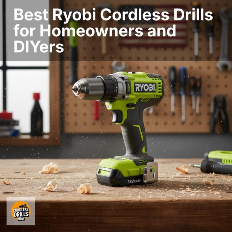 7 Best Ryobi Cordless Drills for Homeowners in 2026 - Cordless Drills Now