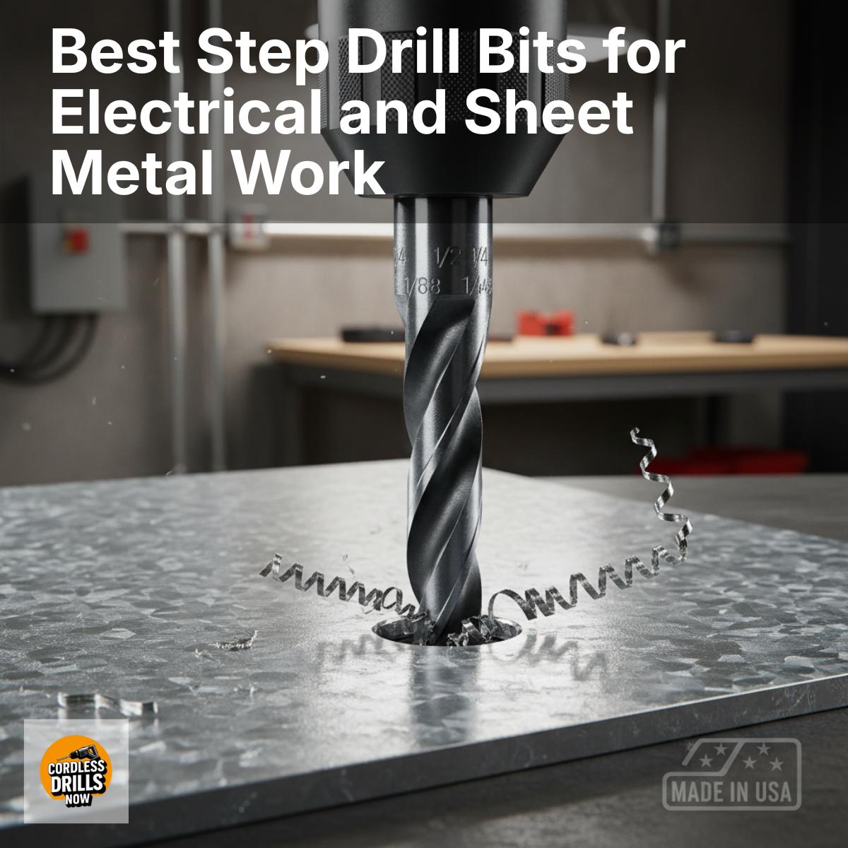 Best Step Drill Bits for Electrical and Sheet Metal Work