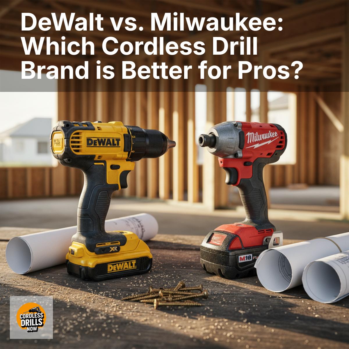 DeWalt vs. Milwaukee_ Which Cordless Drill Brand is Better for Pros