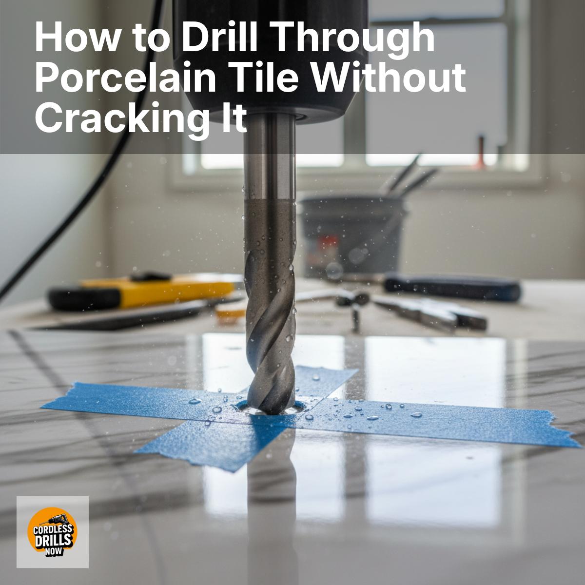 How to Drill Through Porcelain Tile Without Cracking It: The Fail-Safe Guide