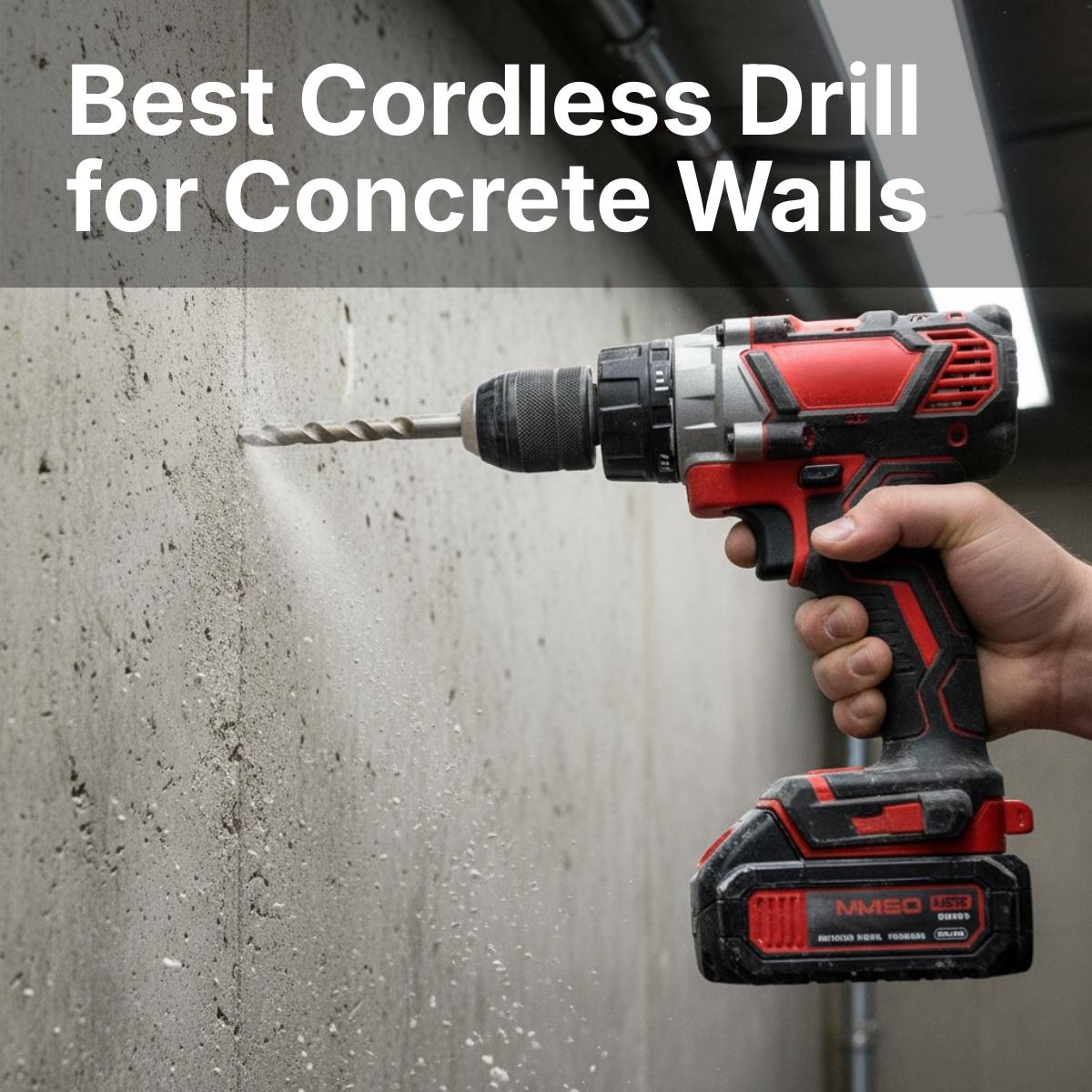 The 15 Best Cordless Drills for Concrete Walls: Complete 2026 Guide