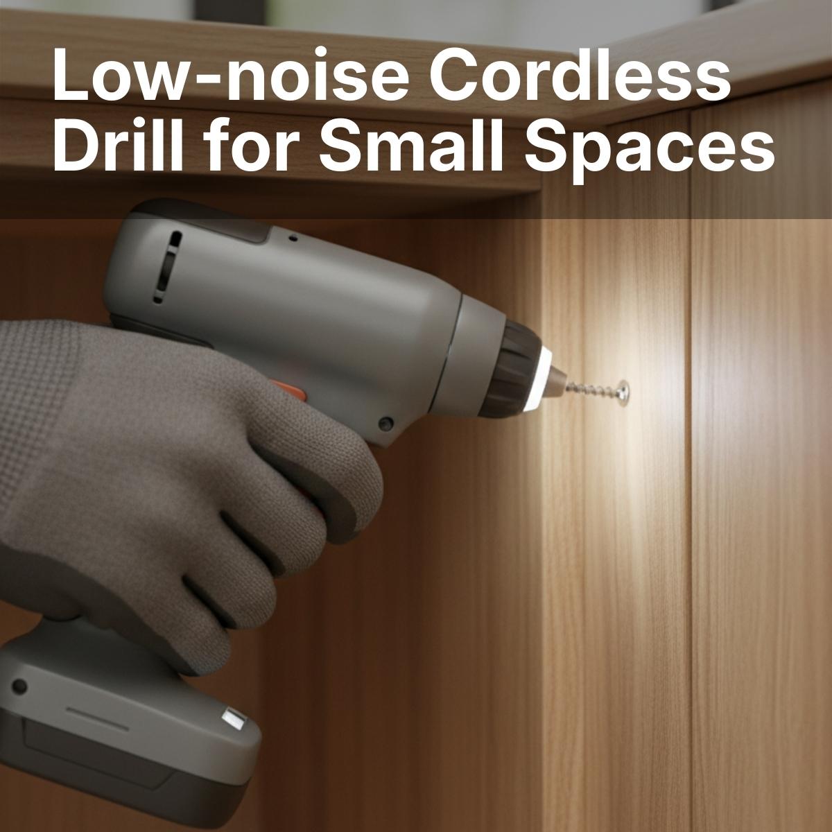 Best Low-Noise Cordless Drills for Small Spaces in 2026