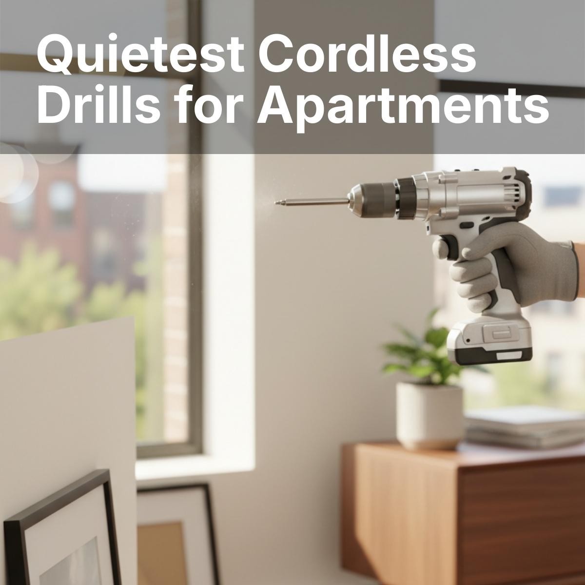 15 Quietest Cordless Drills for Apartments in 2026